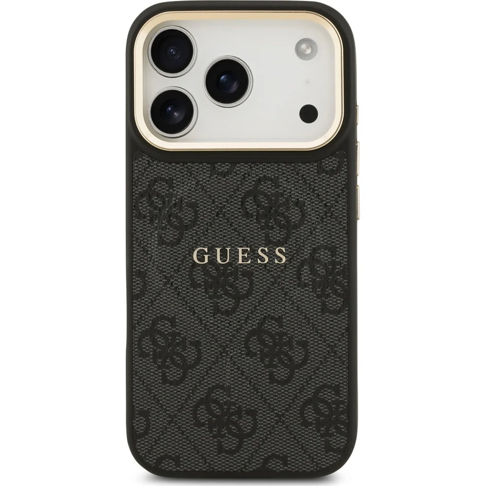 Handyhülle für iPhone 17 Pro, Guess Hardcase 4G Classic MagSafe, Schwarz - Image 3
