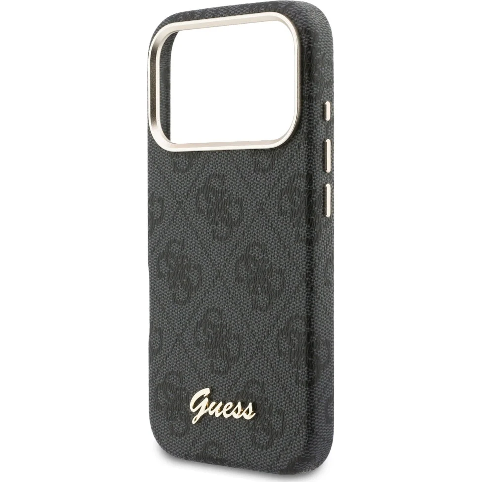 Handyhülle für iPhone 17 Pro, Guess Script 4G Logo für MagSafe , Schwarz - Image 6