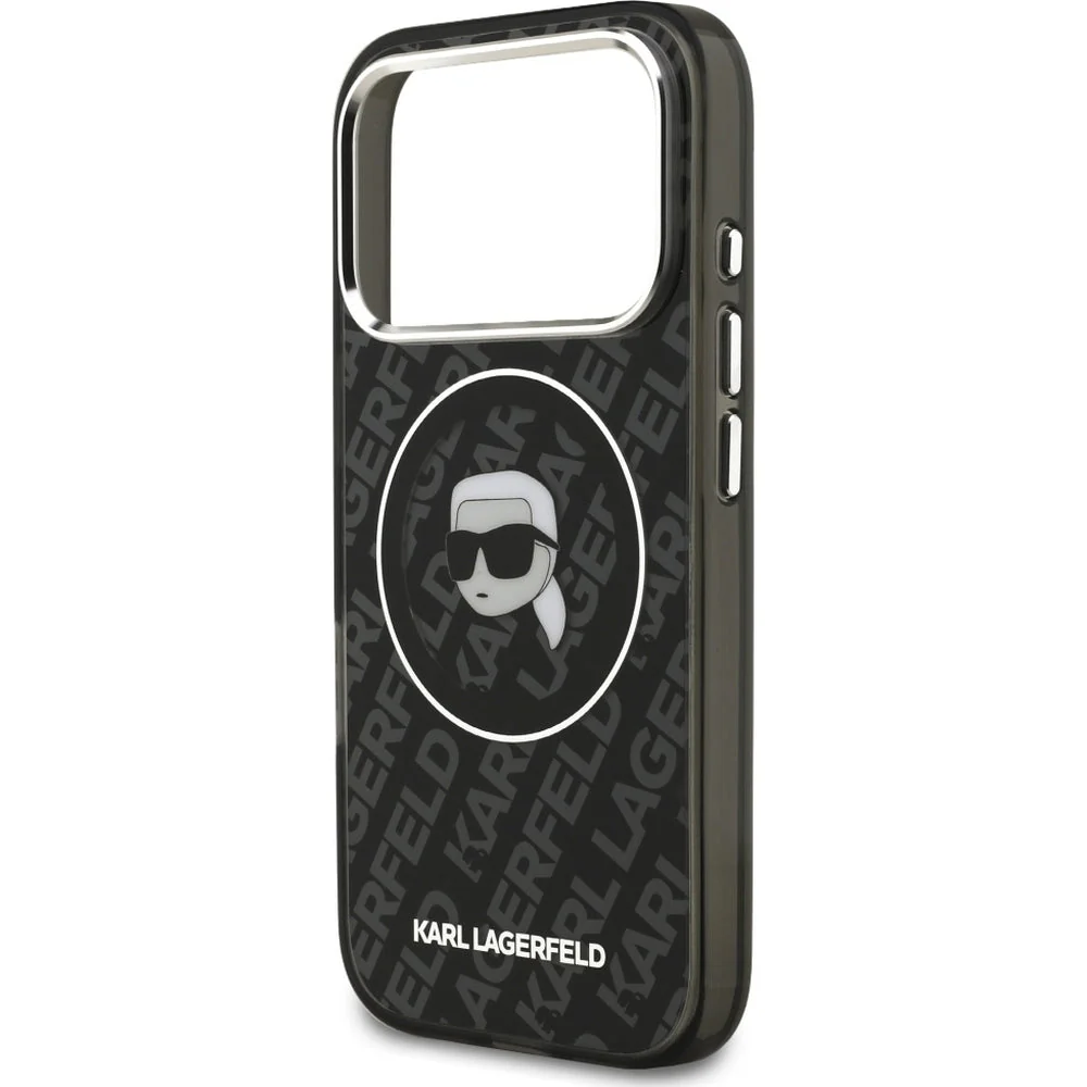 Handyhülle für iPhone 17 Pro, Karl Lagerfeld IML Choupette Head Logo MagSafe , Schwarz - Image 6