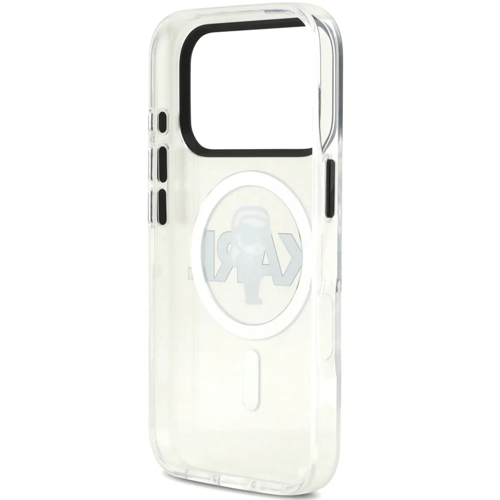 Handyhülle für iPhone 17 Pro, Karl Lagerfeld IML Karl Sketch Logo mit MagSafe, Transparent - Image 7