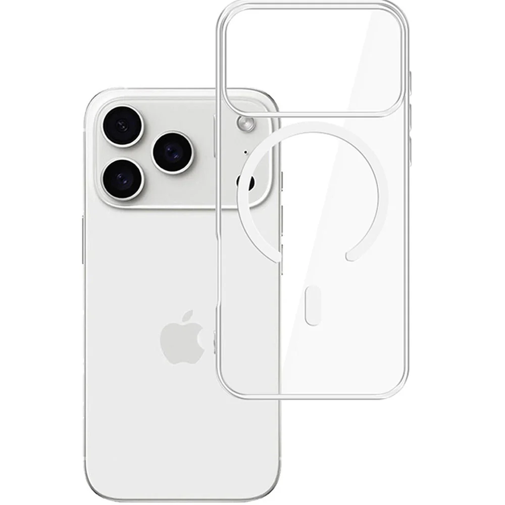 Handyhülle für iPhone 17 Pro Max, 3mk MagCase, Transparent