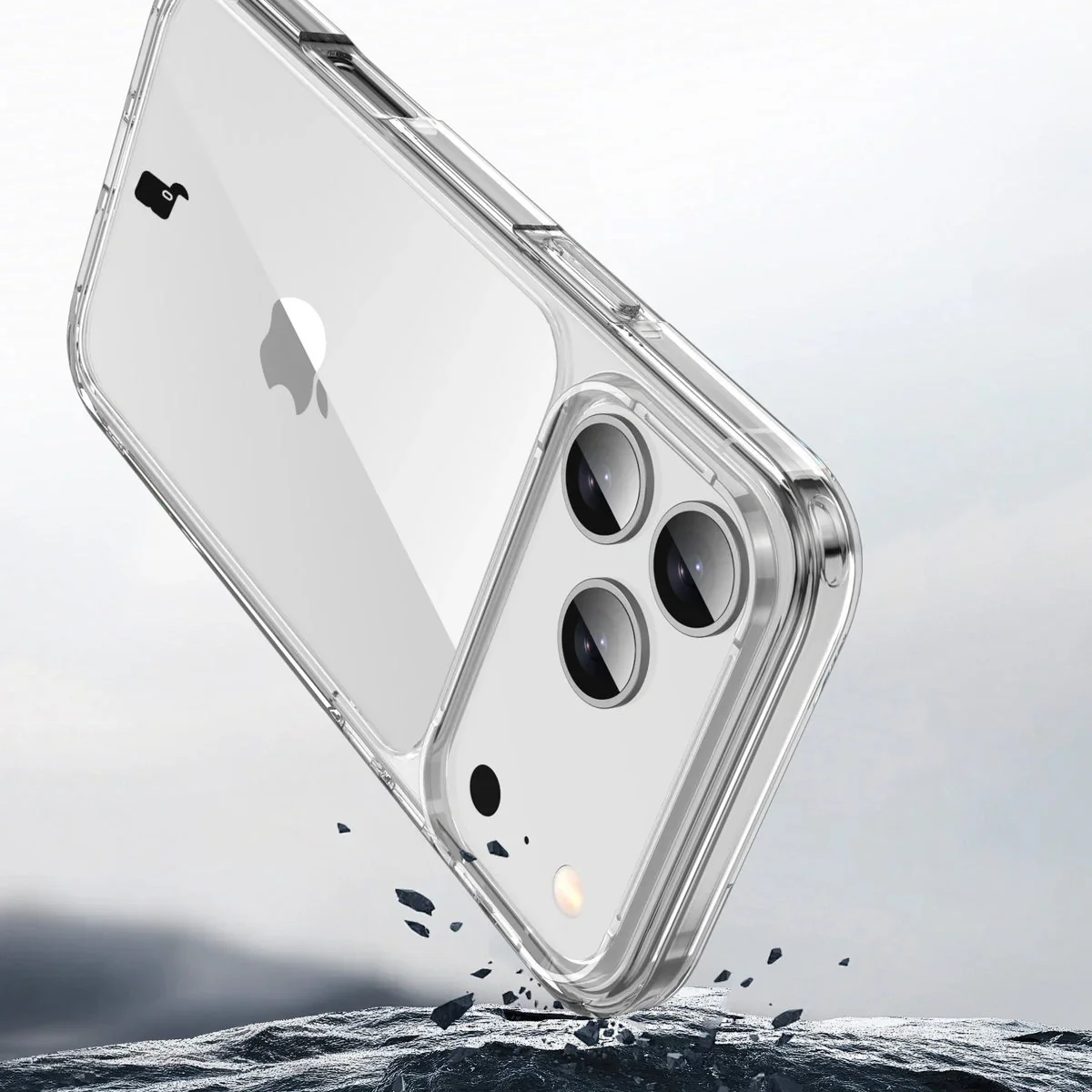Handyhülle für iPhone 17 Pro Max, Bizon Case Halo, Transparent - Image 6