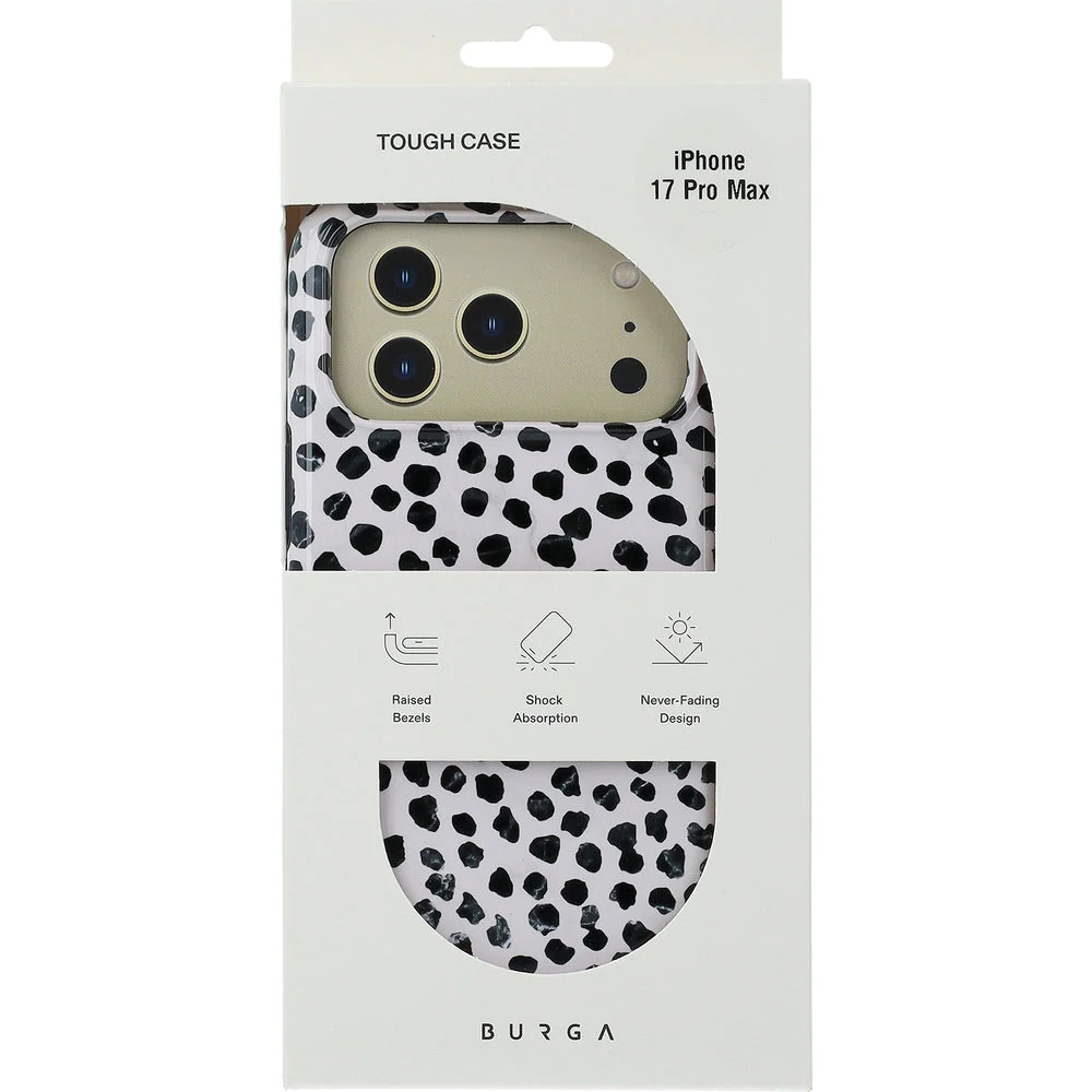 Handyhülle für iPhone 17 Pro Max, Burga Almond Latte Tough Magnetic, Beige mit schwarzen Punkten - Image 6