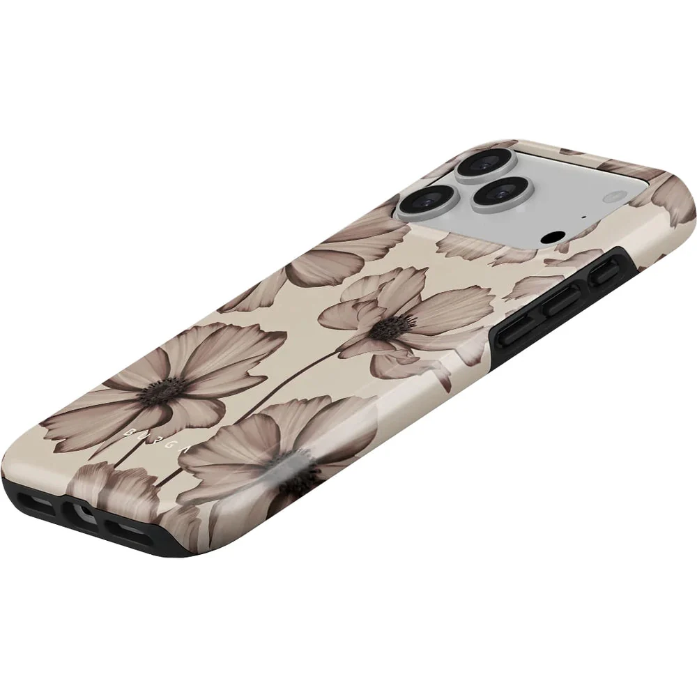 Handyhülle für iPhone 17 Pro Max, Burga Barely Yours Tough Magnetic, braun mit Blumenmuster - Image 5