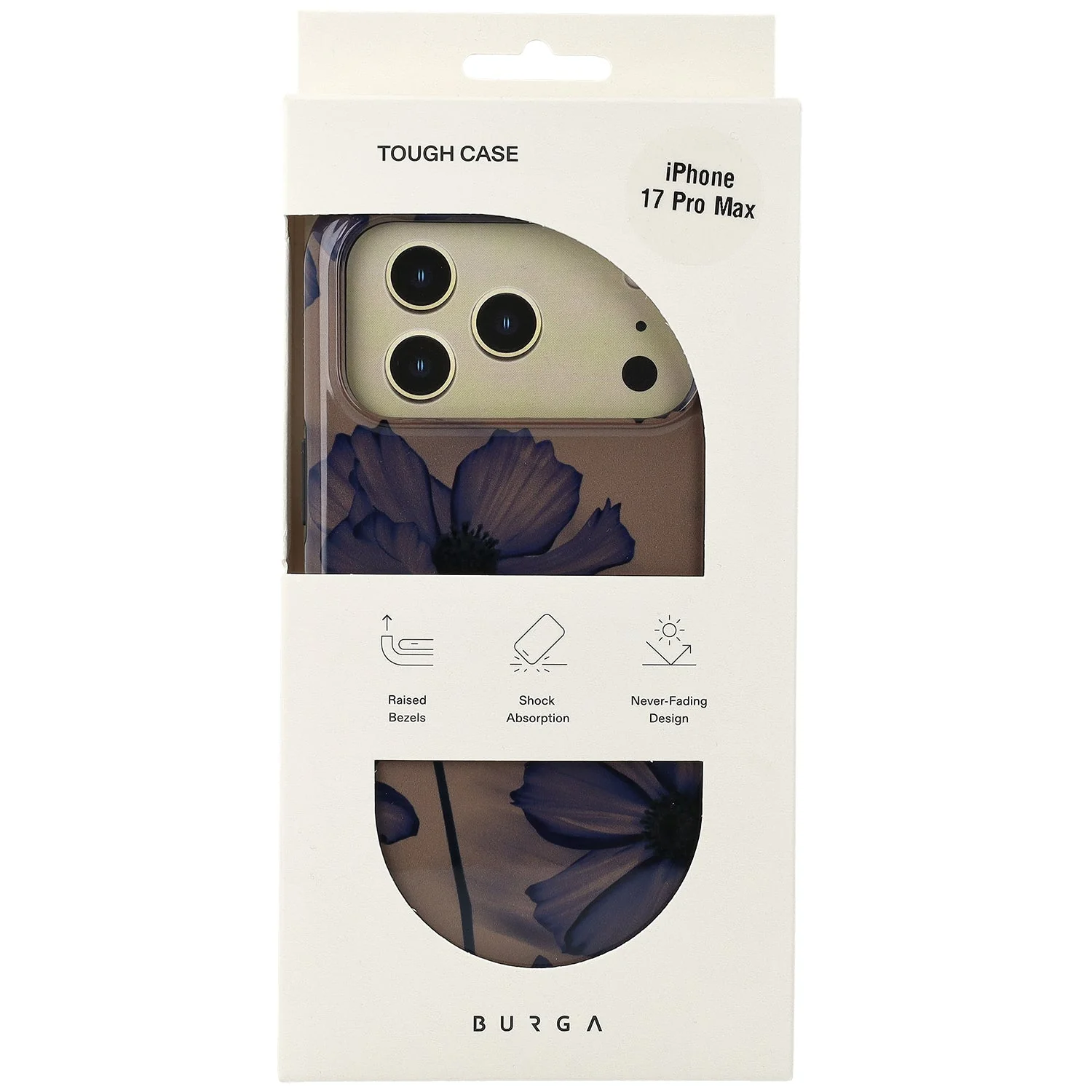 Handyhülle für iPhone 17 Pro Max, Burga Velvet Night Tough Magnetic, Braun und marineblau - Image 6