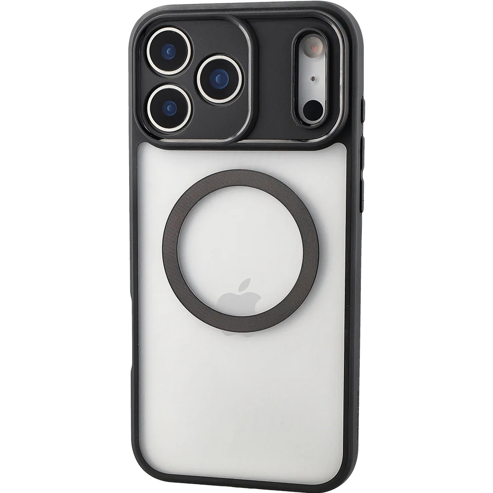 Handyhülle für iPhone 17 Pro Max, Dux Ducis Aimo Mag, Transparent mit schwarzen Rahmen - Image 3
