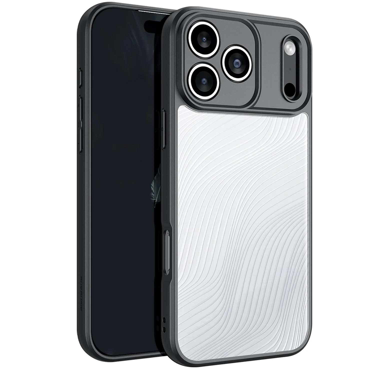 Handyhülle für iPhone 17 Pro Max, Dux Ducis Aimo, Transparent mit schwarzen Rahmen - Image 9