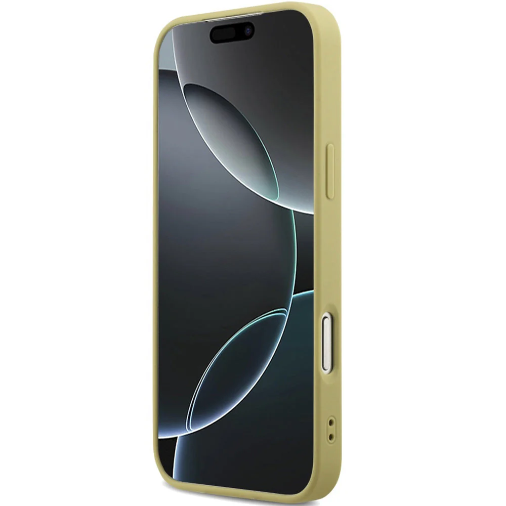 Handyhülle für iPhone 17 Pro Max, Guess Fixed Glitter Big 4G, Gold-Glitter - Image 5