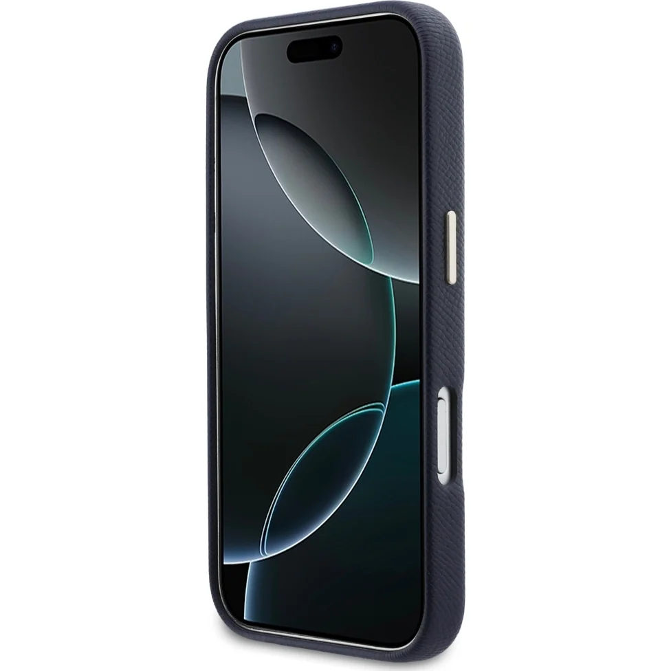 Handyhülle für iPhone 17 Pro Max, Guess FW Resin Logo, Dunkelblau - Image 5