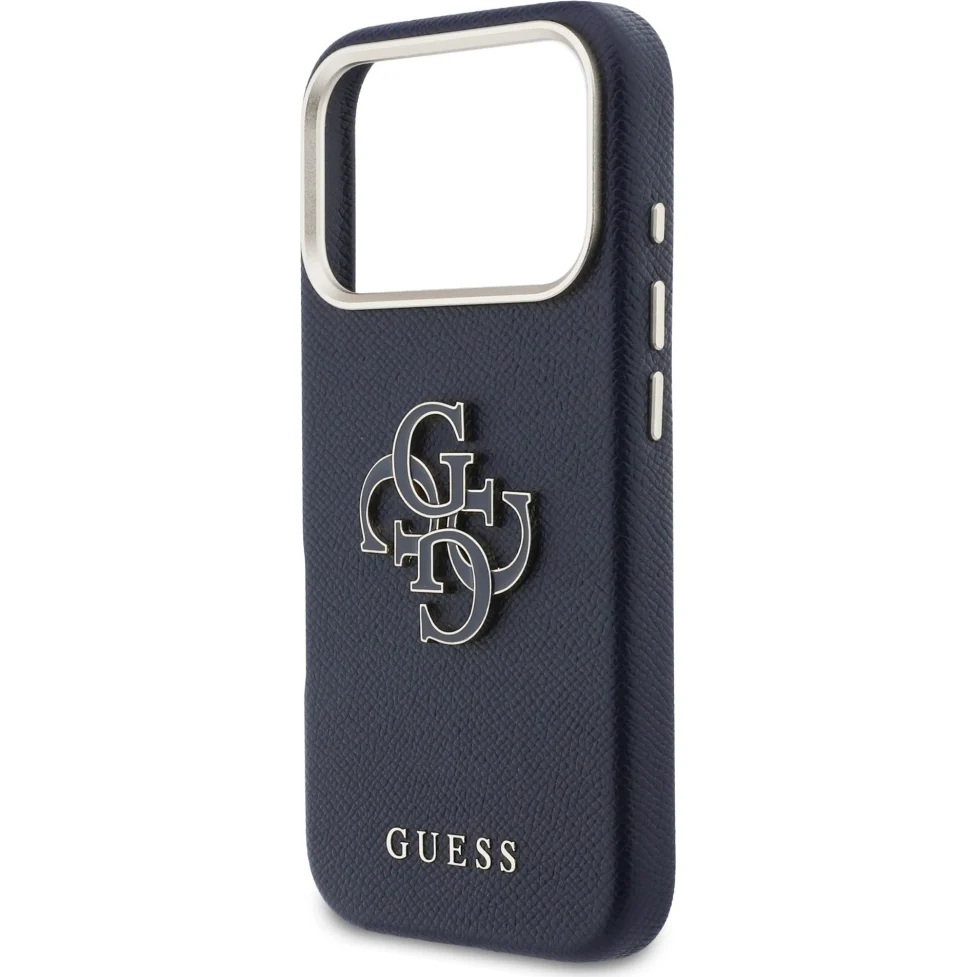 Handyhülle für iPhone 17 Pro Max, Guess FW Resin Logo, Dunkelblau - Image 6