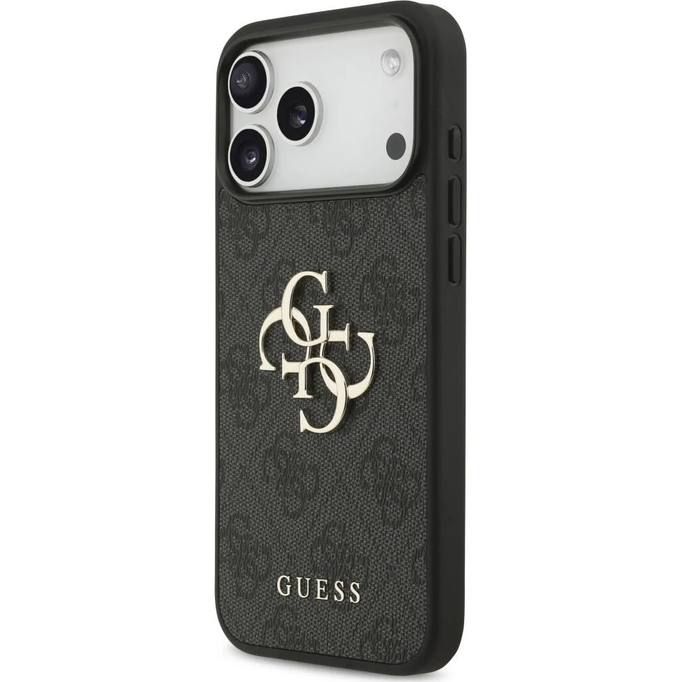 Handyhülle für iPhone 17 Pro Max, Guess Hardcase 4G Big Metal Logo, Schwarz - Image 4