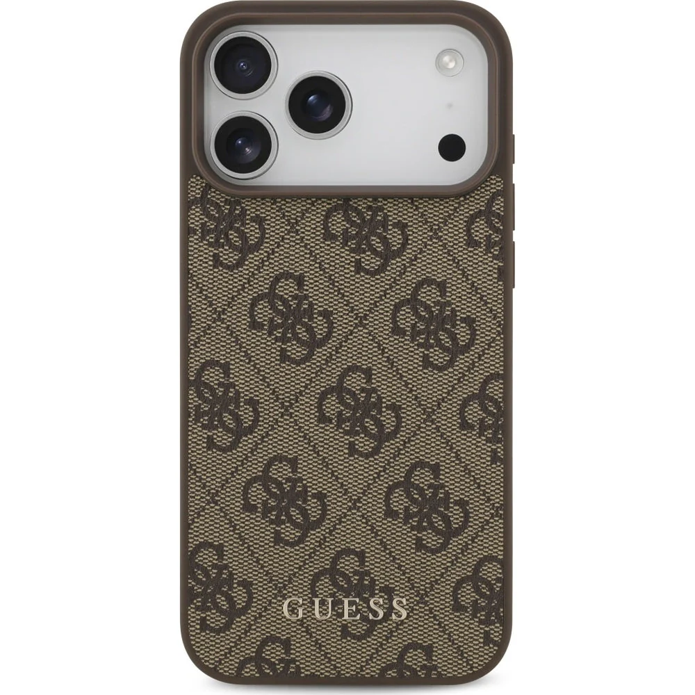 Handyhülle für iPhone 17 Pro Max, Guess Hardcase 4G Classic, Braun - Image 2