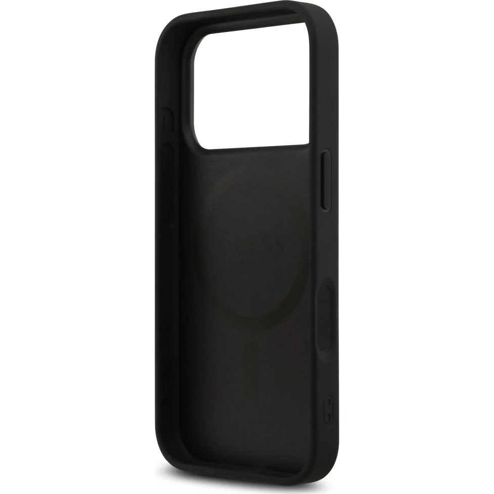 Handyhülle für iPhone 17 Pro Max, Guess Hardcase 4G Printed Stripes mit MagSafe, Schwarz - Image 7