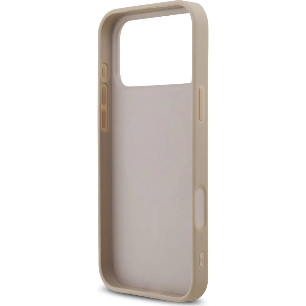 Handyhülle für iPhone 17 Pro Max, Guess Hardcase 4G Ring Classic Logo mit MagSafe, Rosa - Image 2