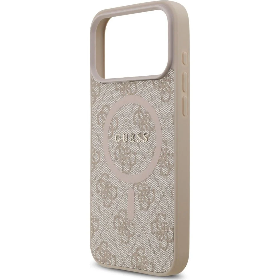Handyhülle für iPhone 17 Pro Max, Guess Hardcase 4G Ring Classic Logo mit MagSafe, Rosa - Image 7