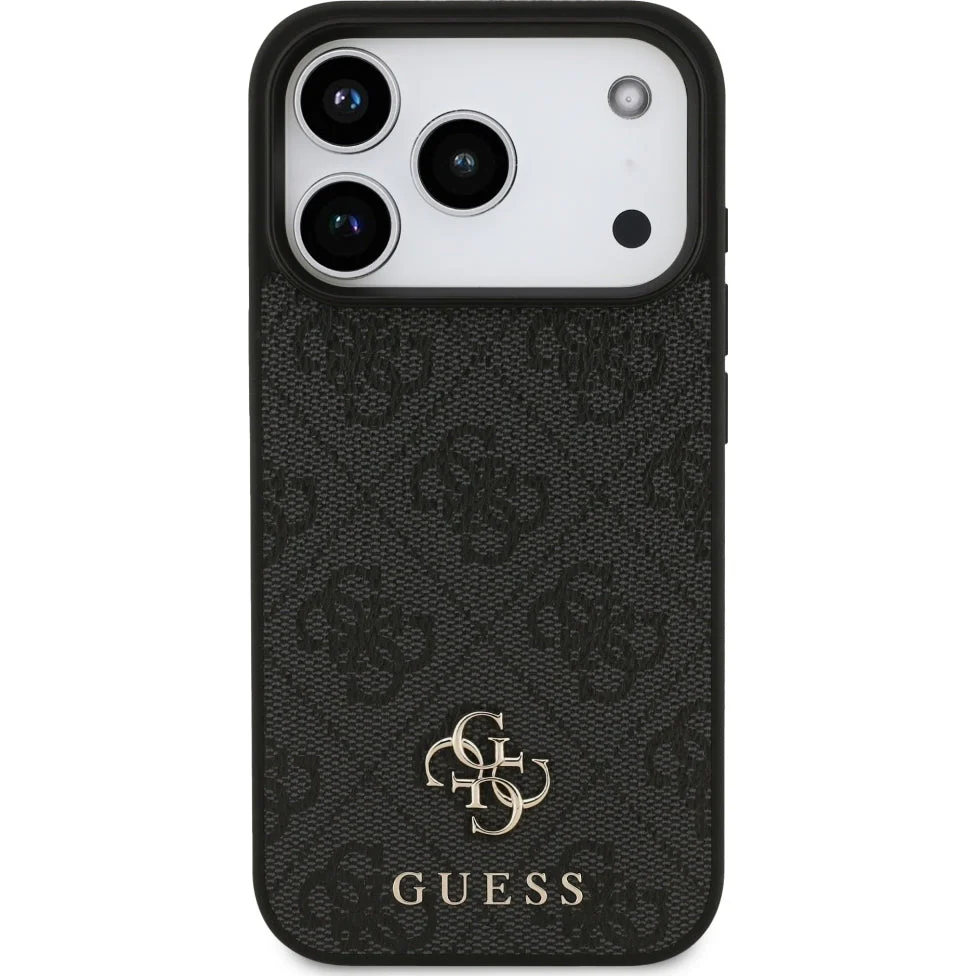 Handyhülle für iPhone 17 Pro Max, Guess Hardcase 4G Small 4G and Classic mit MagSafe, Schwarz - Image 3