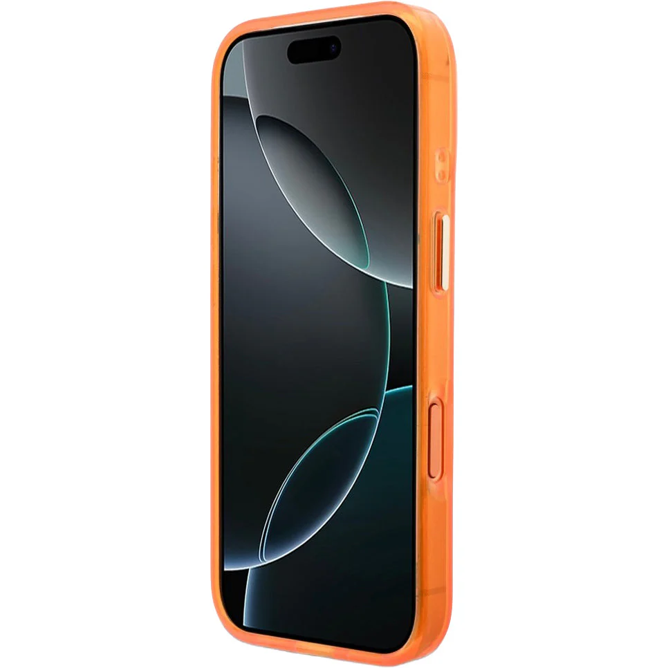 Handyhülle für iPhone 17 Pro Max, Guess IML Logo, Orange mit Big Logo - Image 5