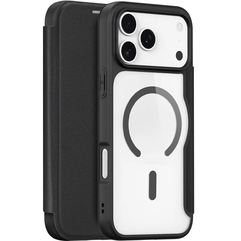Handyhülle für iPhone 17 Pro Max mit MagSafe, Dux Ducis Skin X Pro Magnetic, Schwarz und Transparent - Image 3