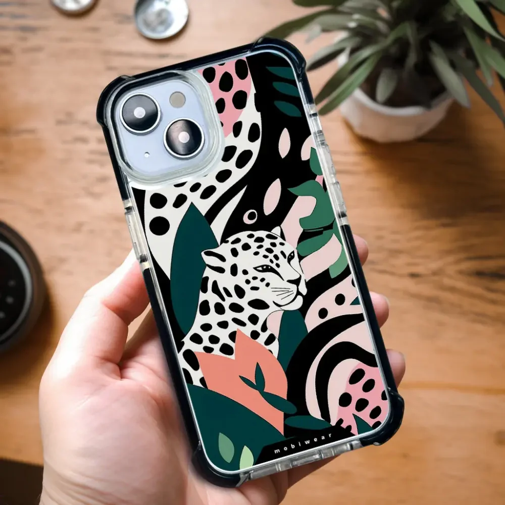 Handyhülle für iPhone 17 Pro Max mit MagSafe, Mobiwear Elite Bumper, Tropischer Gepard - Image 8