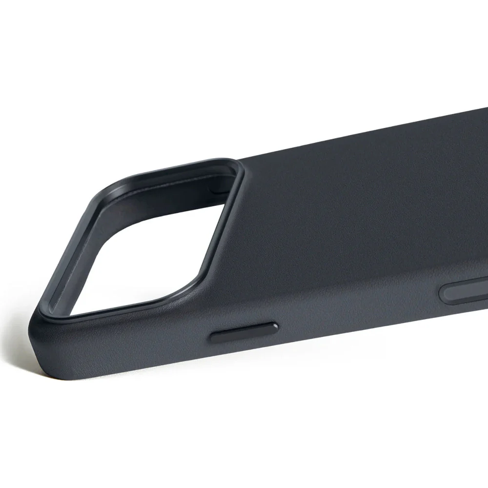 Handyhülle für iPhone 17 Pro Max, Mujjo Full Leather Case für MagSafe, Grau - Image 6