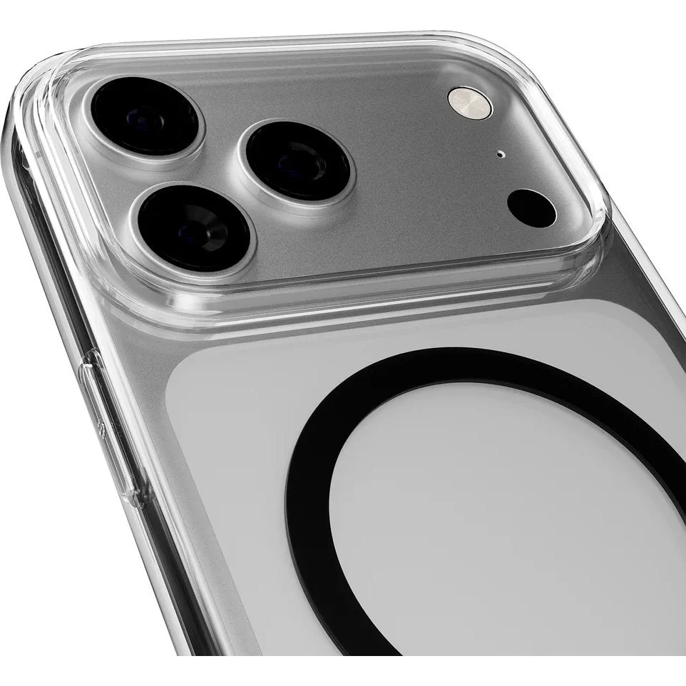 Handyhülle für iPhone 17 Pro Max, Puro Lite Mag Pro, Transparent-Schwarz - Image 2