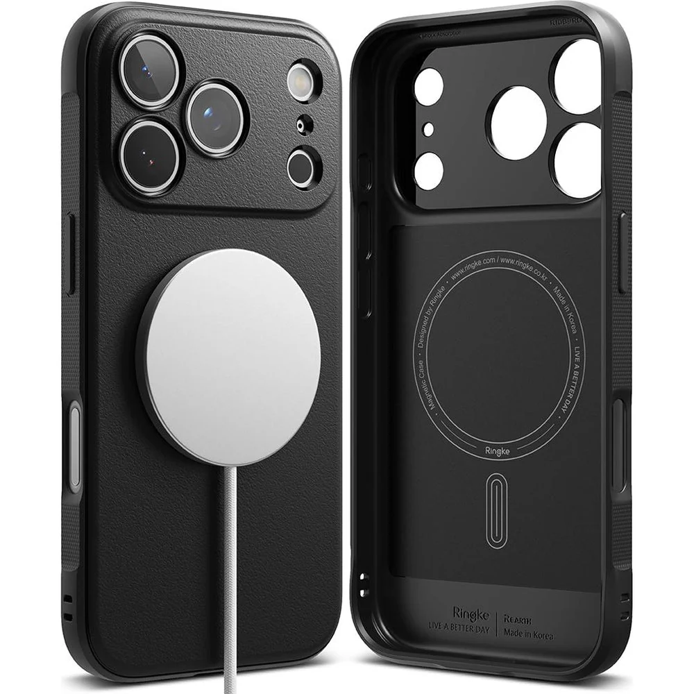 Handyhülle für iPhone 17 Pro Max, Ringke Onyx Magnetic, Schwarz