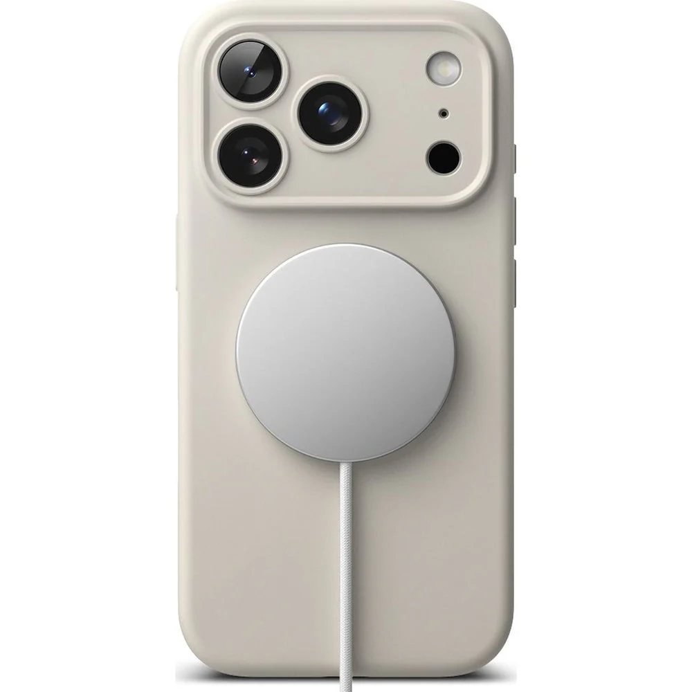 Handyhülle für iPhone 17 Pro Max, Ringke Silicone CC Magnetic mit MagSafe, Beige - Image 5