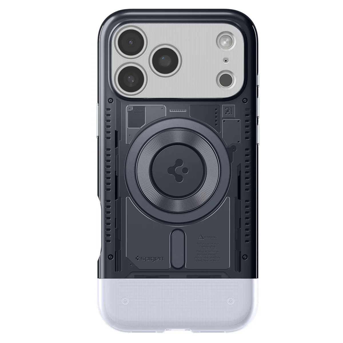 Handyhülle für iPhone 17 Pro Max, Spigen Classic C1 Mag mit MagSafe, Grau - Image 3