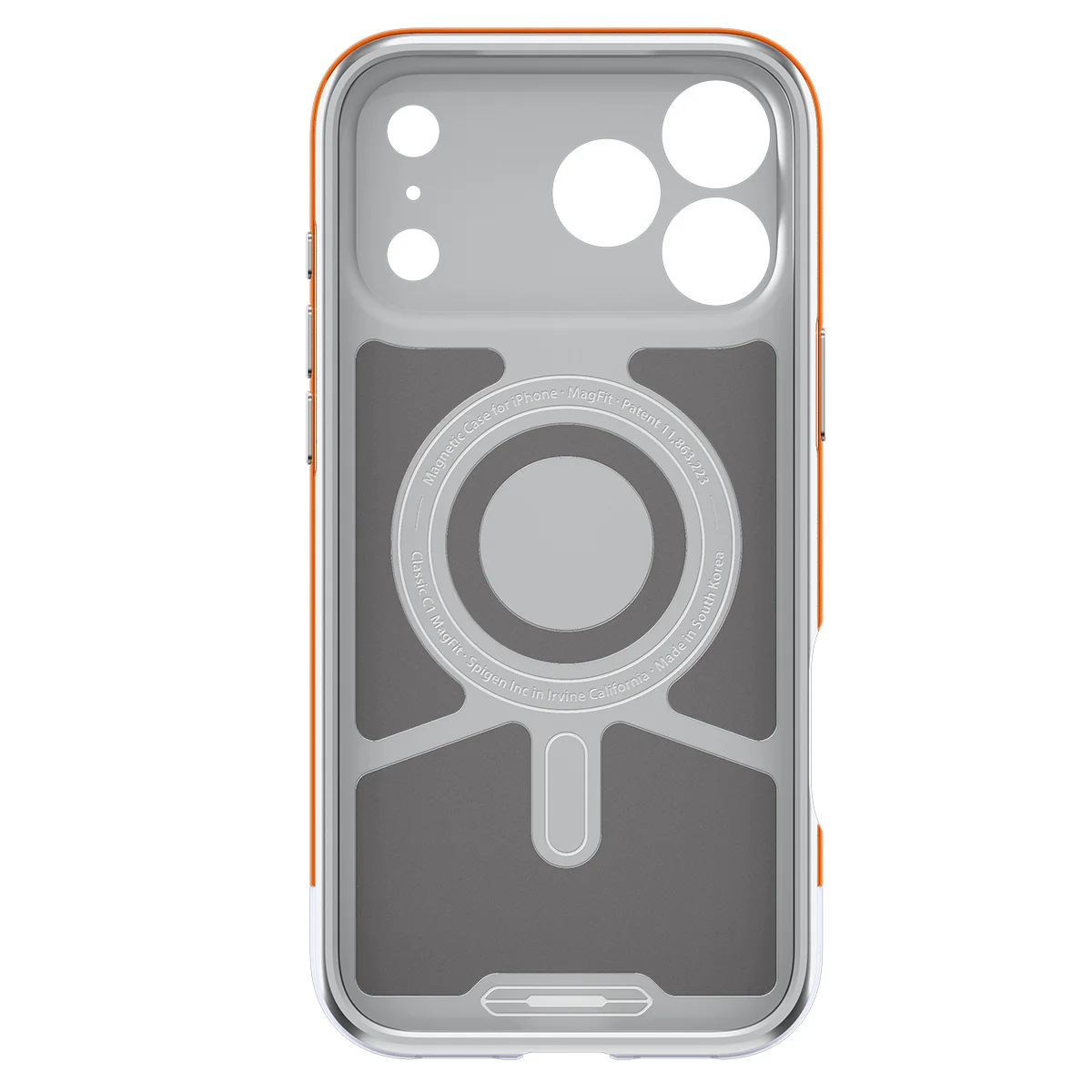 Handyhülle für iPhone 17 Pro Max, Spigen Classic C1 Mag mit MagSafe, Orange - Image 4