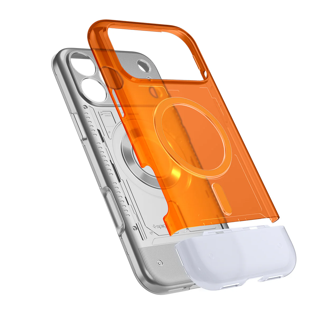 Handyhülle für iPhone 17 Pro Max, Spigen Classic C1 Mag mit MagSafe, Orange - Image 6