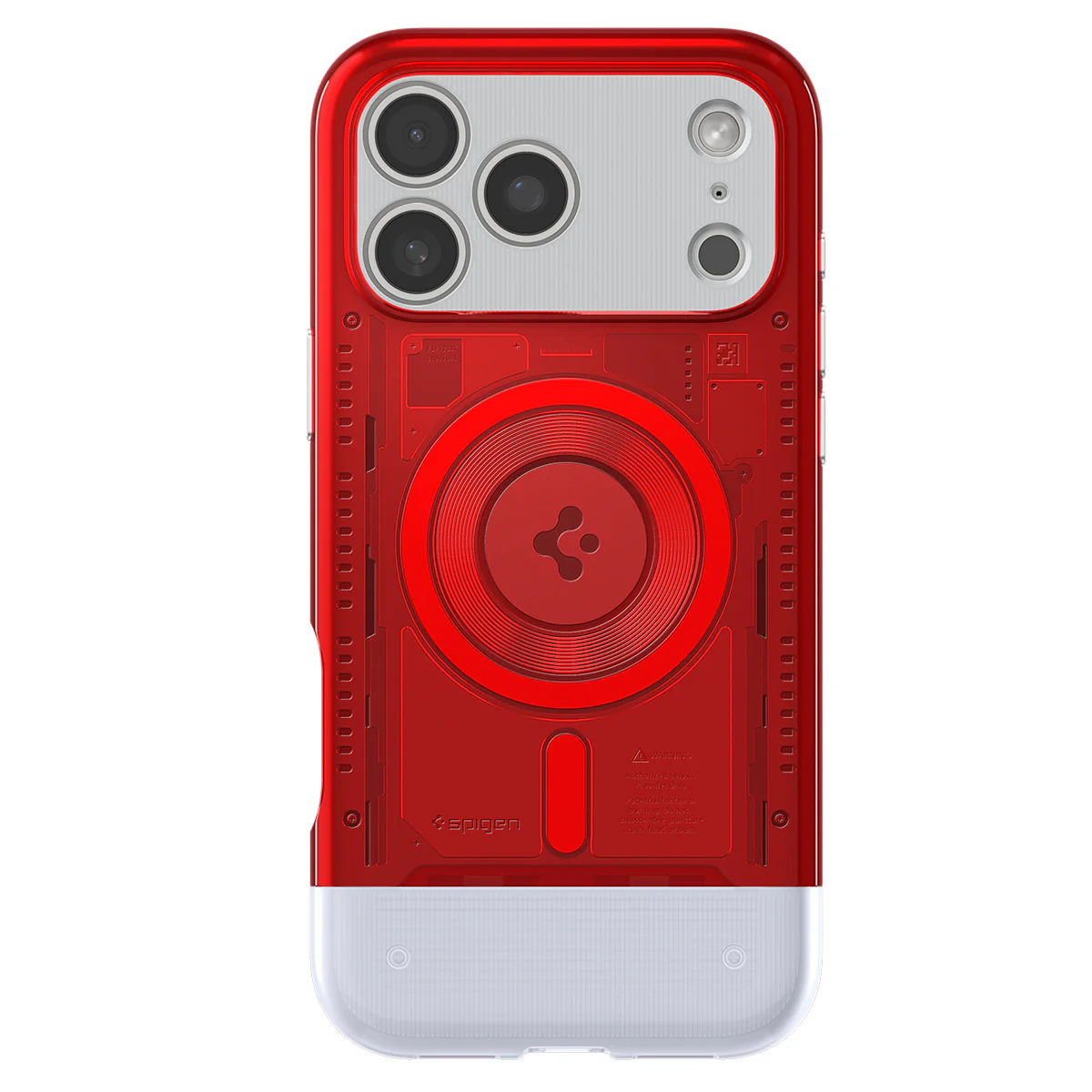 Handyhülle für iPhone 17 Pro Max, Spigen Classic C1 Mag mit MagSafe, Rot - Image 3