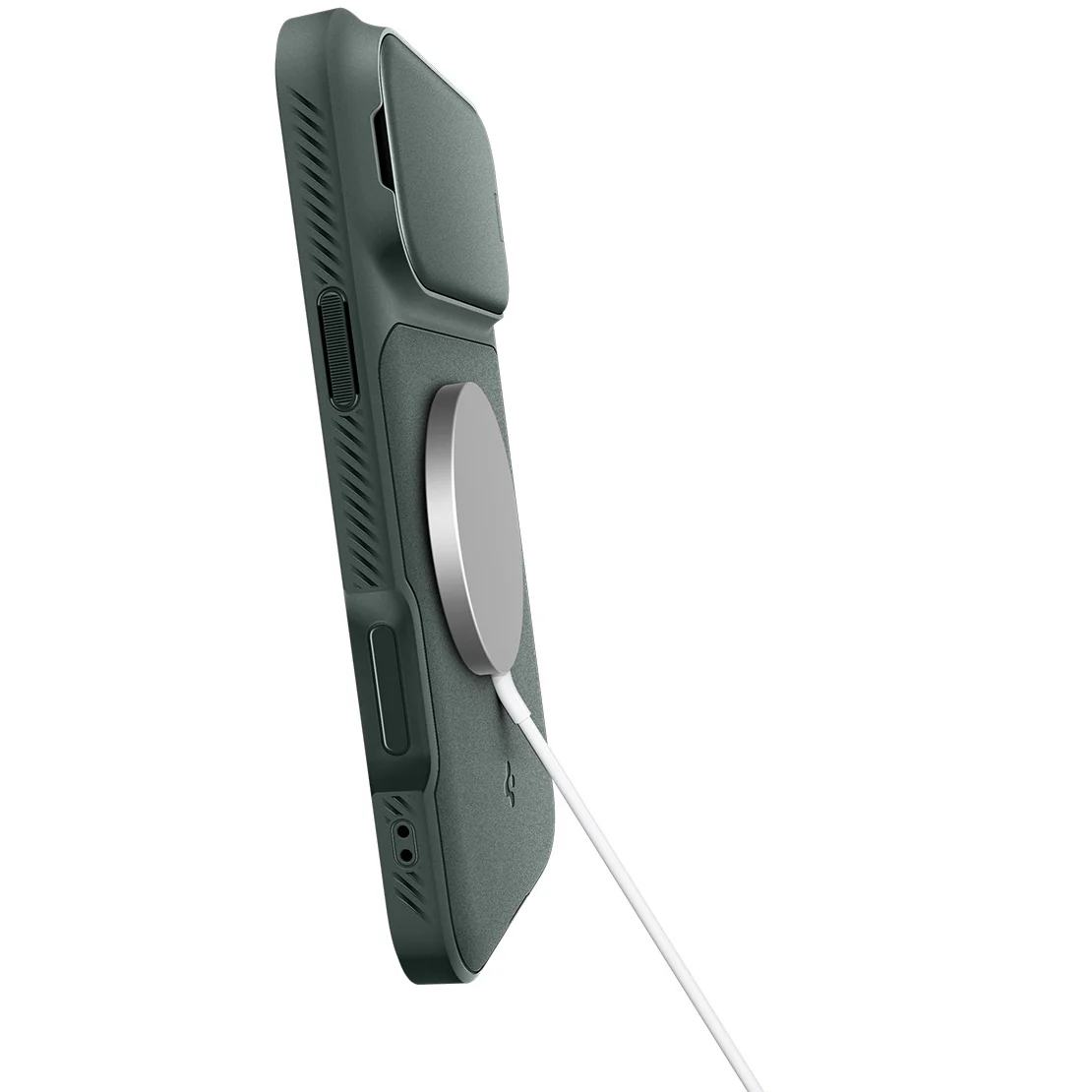 Handyhülle für iPhone 17 Pro Max, Spigen Optik Armor Mag mit MagSafe, Grün - Image 15