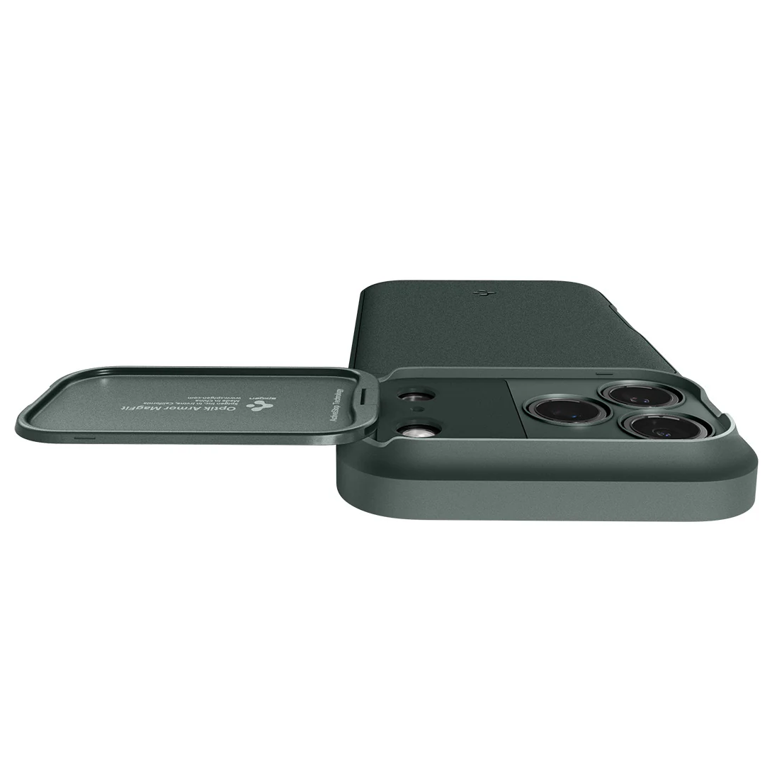 Handyhülle für iPhone 17 Pro Max, Spigen Optik Armor Mag mit MagSafe, Grün - Image 16