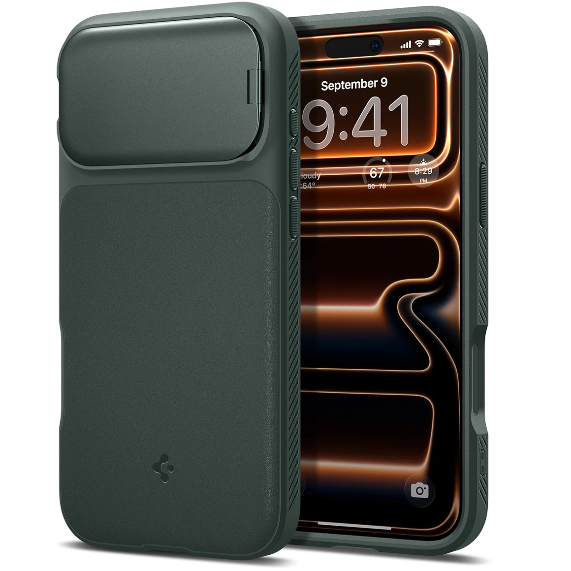 Handyhülle für iPhone 17 Pro Max, Spigen Optik Armor Mag mit MagSafe, Grün - Image 17