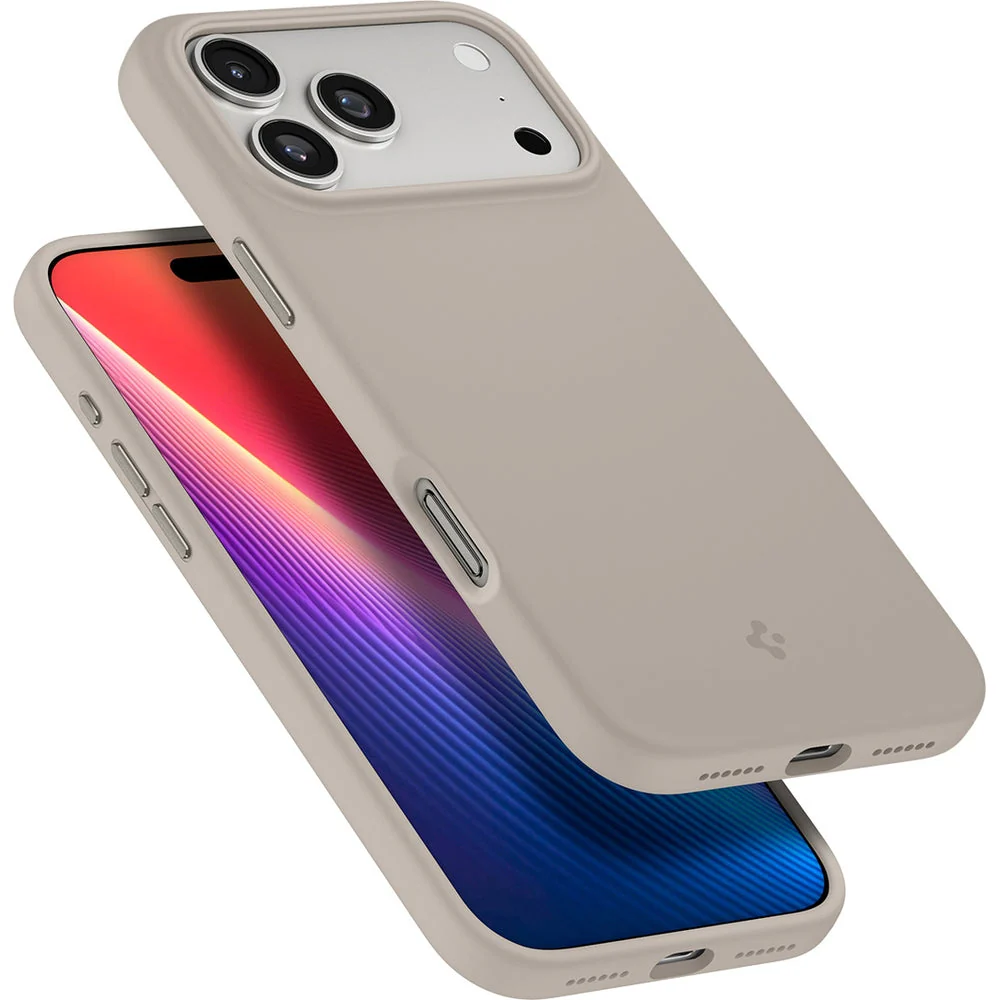 Handyhülle für iPhone 17 Pro Max, Spigen Silicone Fit Mag mit MagSafe, Beige - Image 10