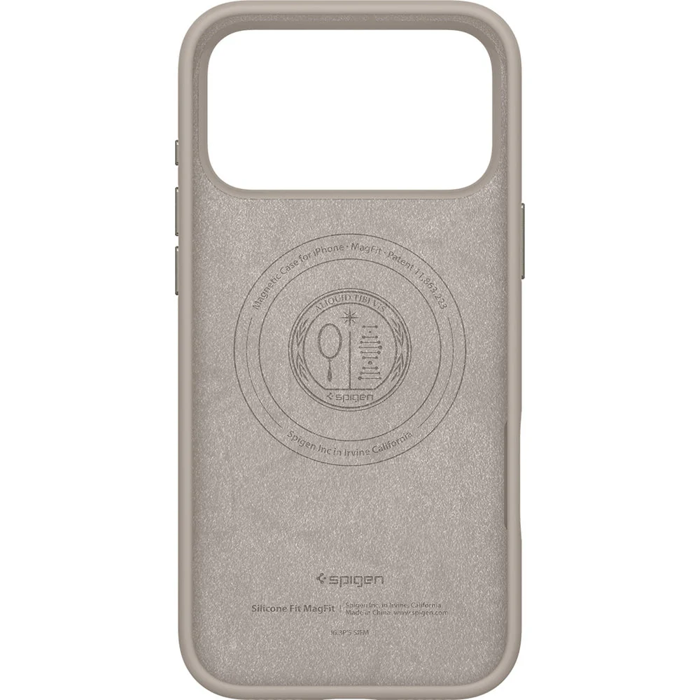 Handyhülle für iPhone 17 Pro Max, Spigen Silicone Fit Mag mit MagSafe, Beige - Image 13