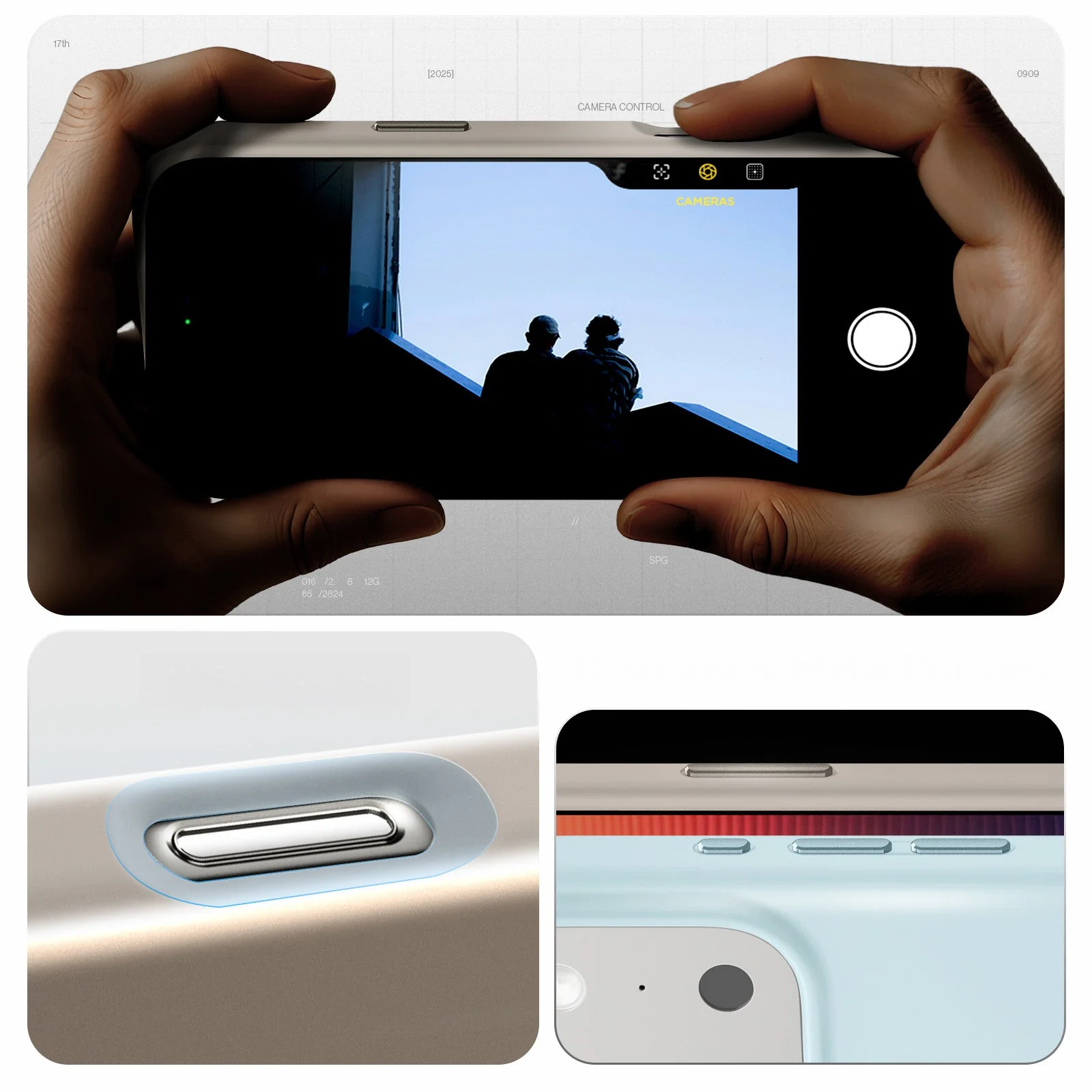 Handyhülle für iPhone 17 Pro Max, Spigen Silicone Fit Mag mit MagSafe, Beige - Image 5