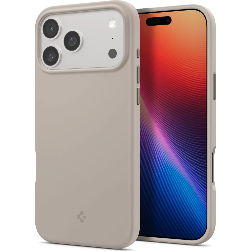 Handyhülle für iPhone 17 Pro Max, Spigen Silicone Fit Mag mit MagSafe, Beige - Image 8