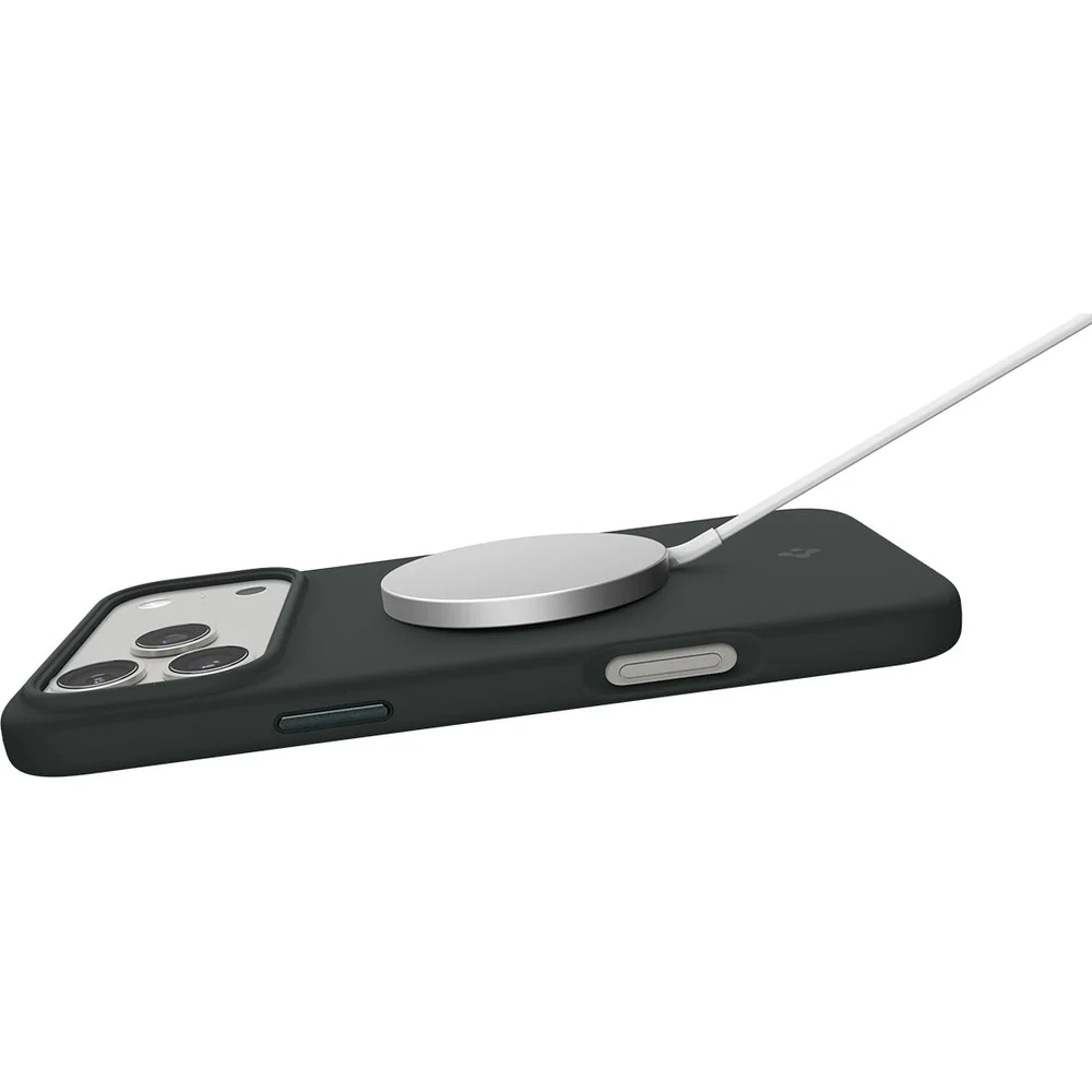 Handyhülle für iPhone 17 Pro Max, Spigen Silicone Fit Mag mit MagSafe, Grün - Image 9