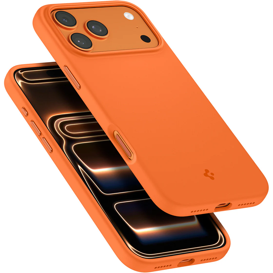 Handyhülle für iPhone 17 Pro Max, Spigen Silicone Fit Mag mit MagSafe, Orange - Image 14