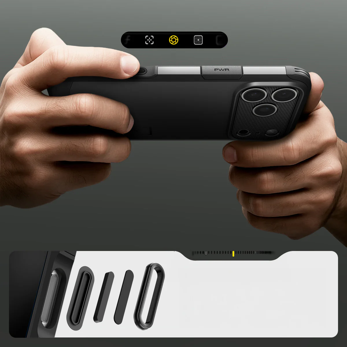 Handyhülle für iPhone 17 Pro Max, Spigen Tough Armor T Mag (CC) mit MagSafe, Schwarz - Image 13