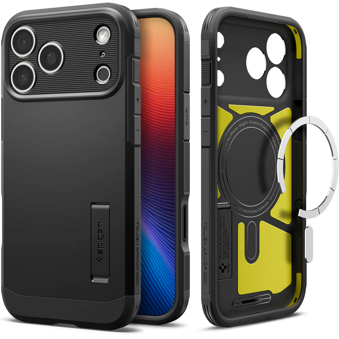 Handyhülle für iPhone 17 Pro Max, Spigen Tough Armor T Mag (CC) mit MagSafe, Schwarz - Image 19