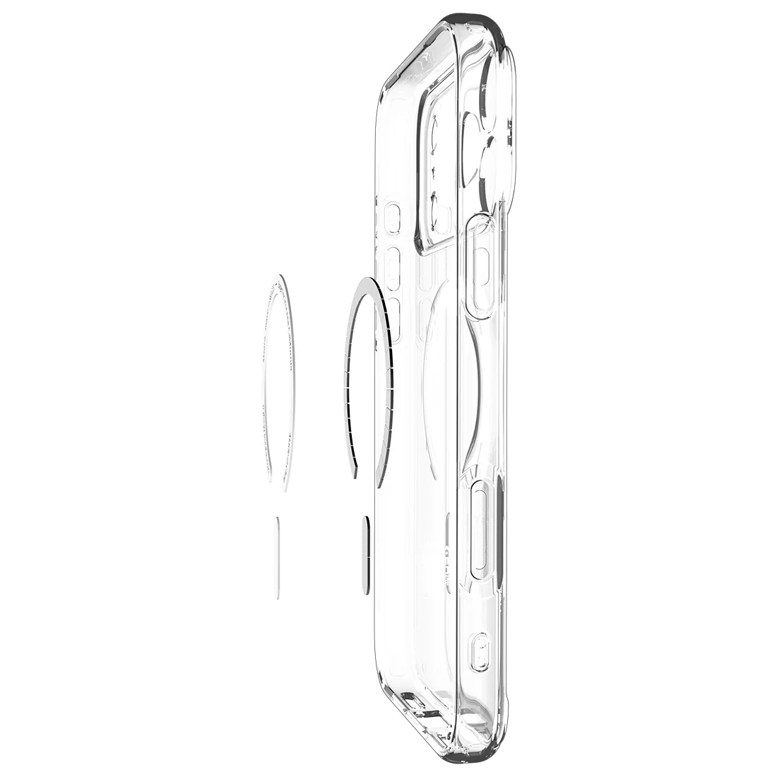 Handyhülle für iPhone 17 Pro Max, Spigen Ultra Hybrid Mag mit MagSafe, Durchscheinend-Weiß - Image 12