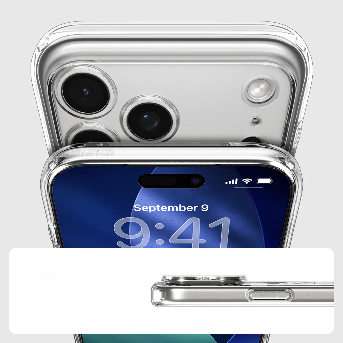Handyhülle für iPhone 17 Pro Max, Spigen Ultra Hybrid Mag mit MagSafe, Durchscheinend-Weiß - Image 2