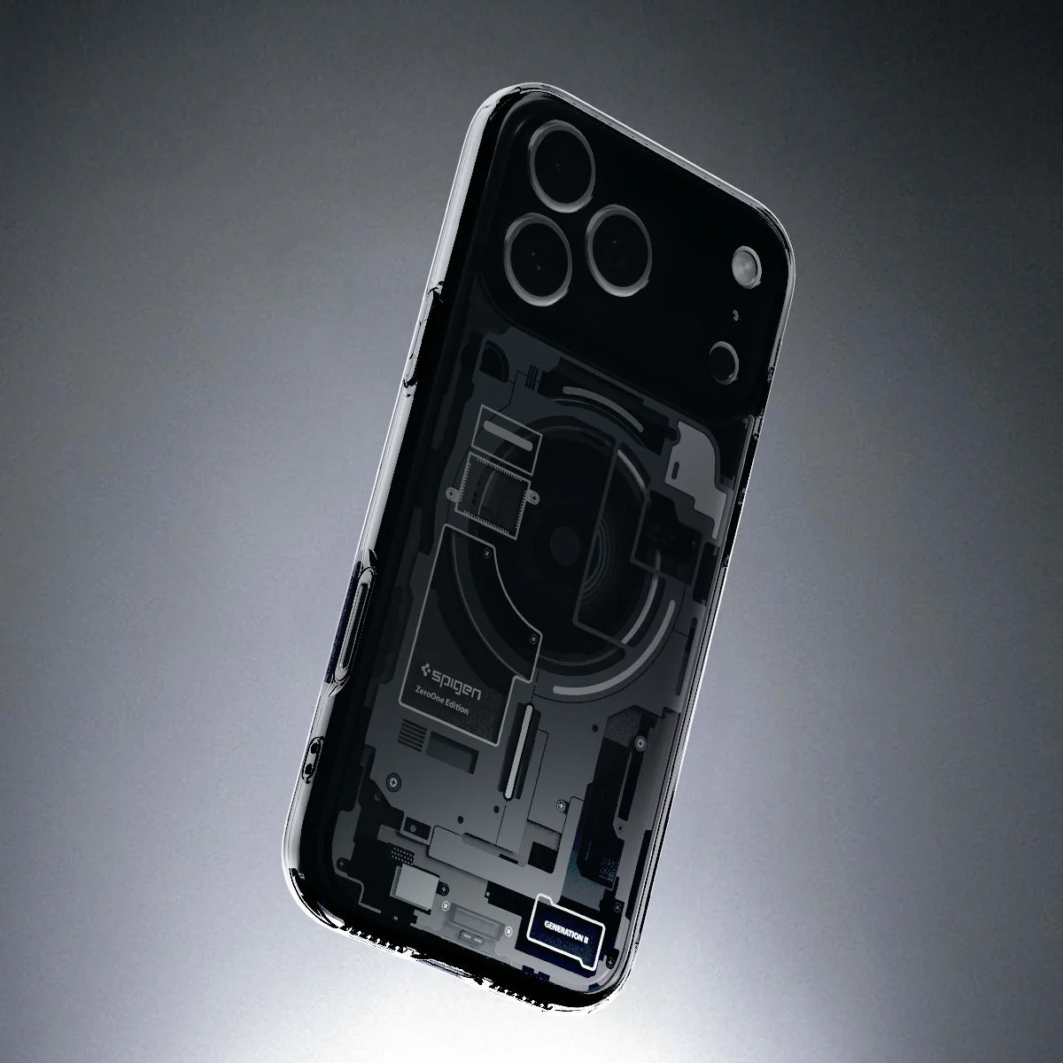Handyhülle für iPhone 17 Pro Max, Spigen Ultra Hybrid Mag mit MagSafe, Rauchfarben-Grau (Zero One) - Image 6
