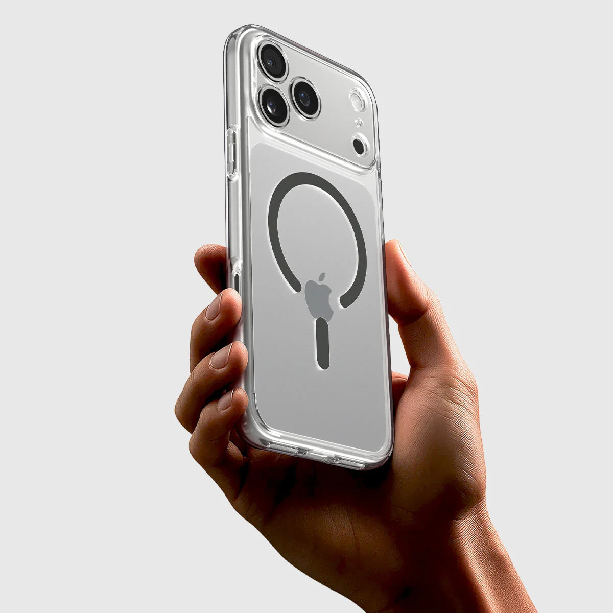 Handyhülle für iPhone 17 Pro Max, Spigen Ultra Hybrid Mag mit MagSafe, Transparent-Grau - Image 7