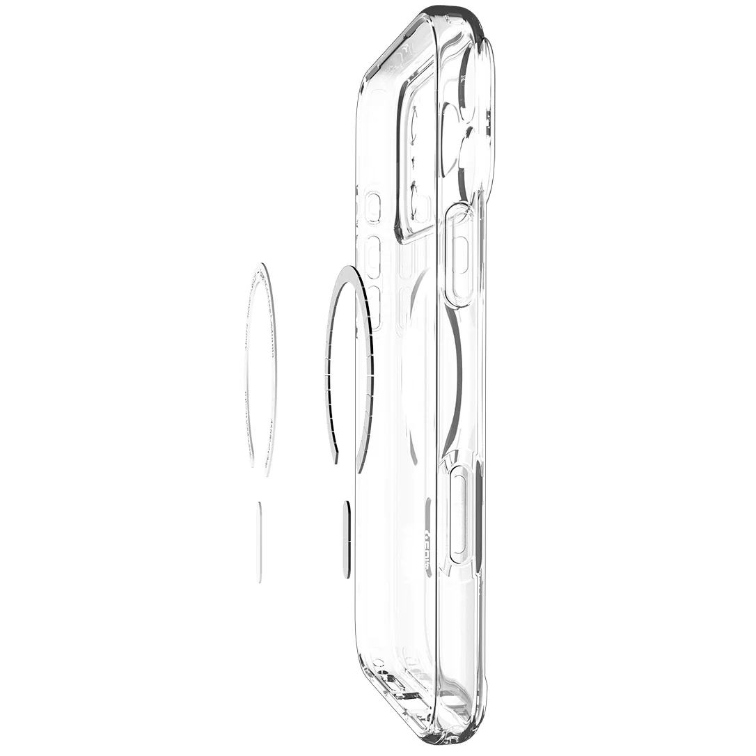 Handyhülle für iPhone 17 Pro Max, Spigen Ultra Hybrid Mag mit MagSafe, Transparent-Orange - Image 7