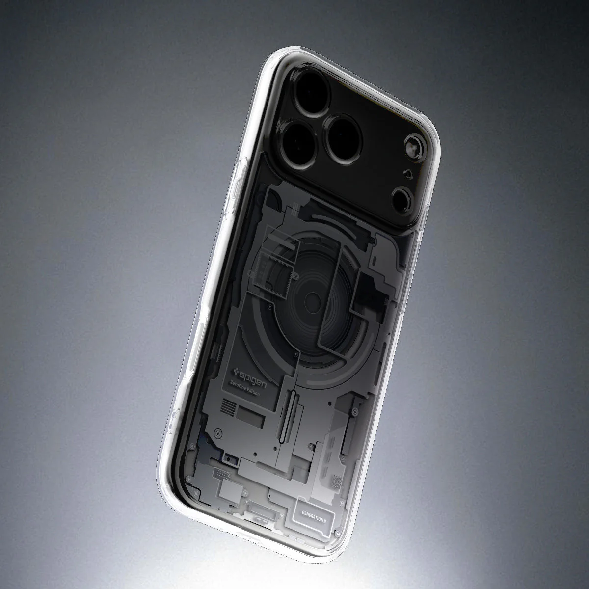 Handyhülle für iPhone 17 Pro Max, Spigen Ultra Hybrid Mag mit MagSafe, Weiß-Grau (Zero One) - Image 6