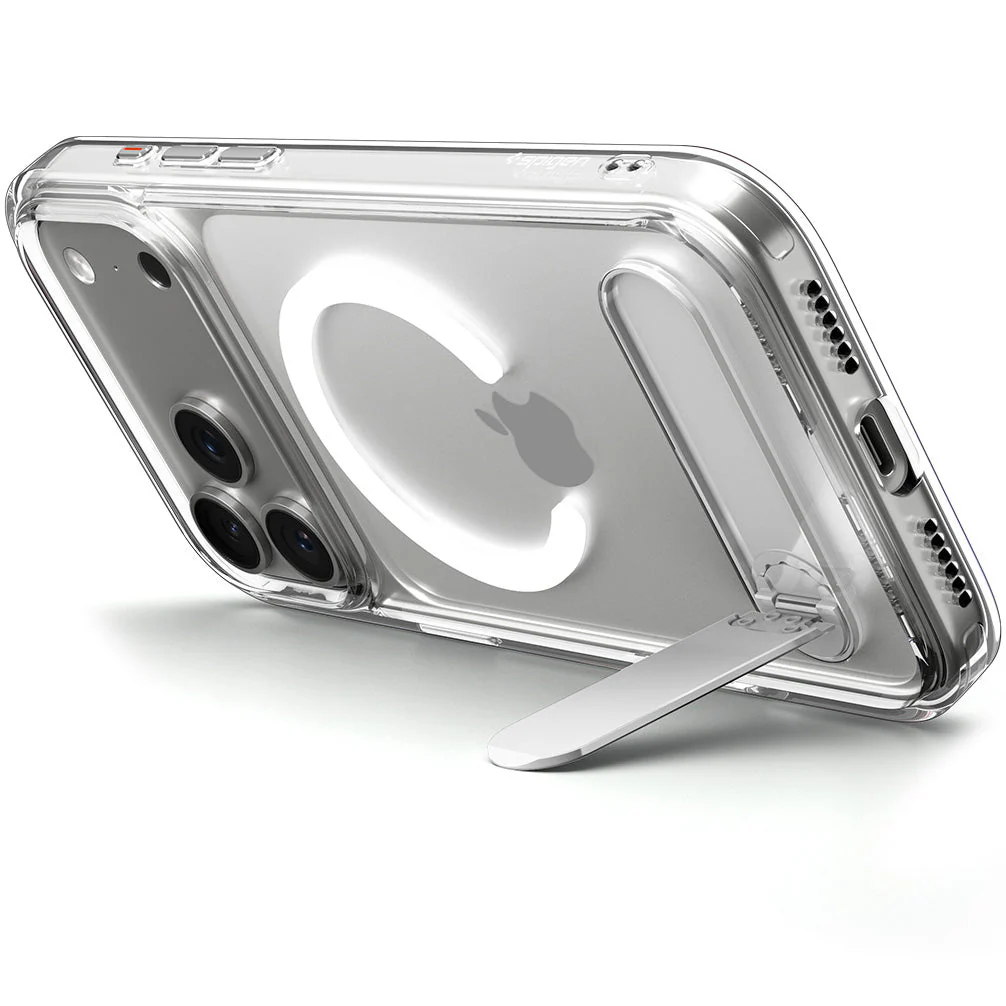 Handyhülle für iPhone 17 Pro Max, Spigen Ultra Hybrid S Mag mit MagSafe, Transparent-Weiß - Image 10