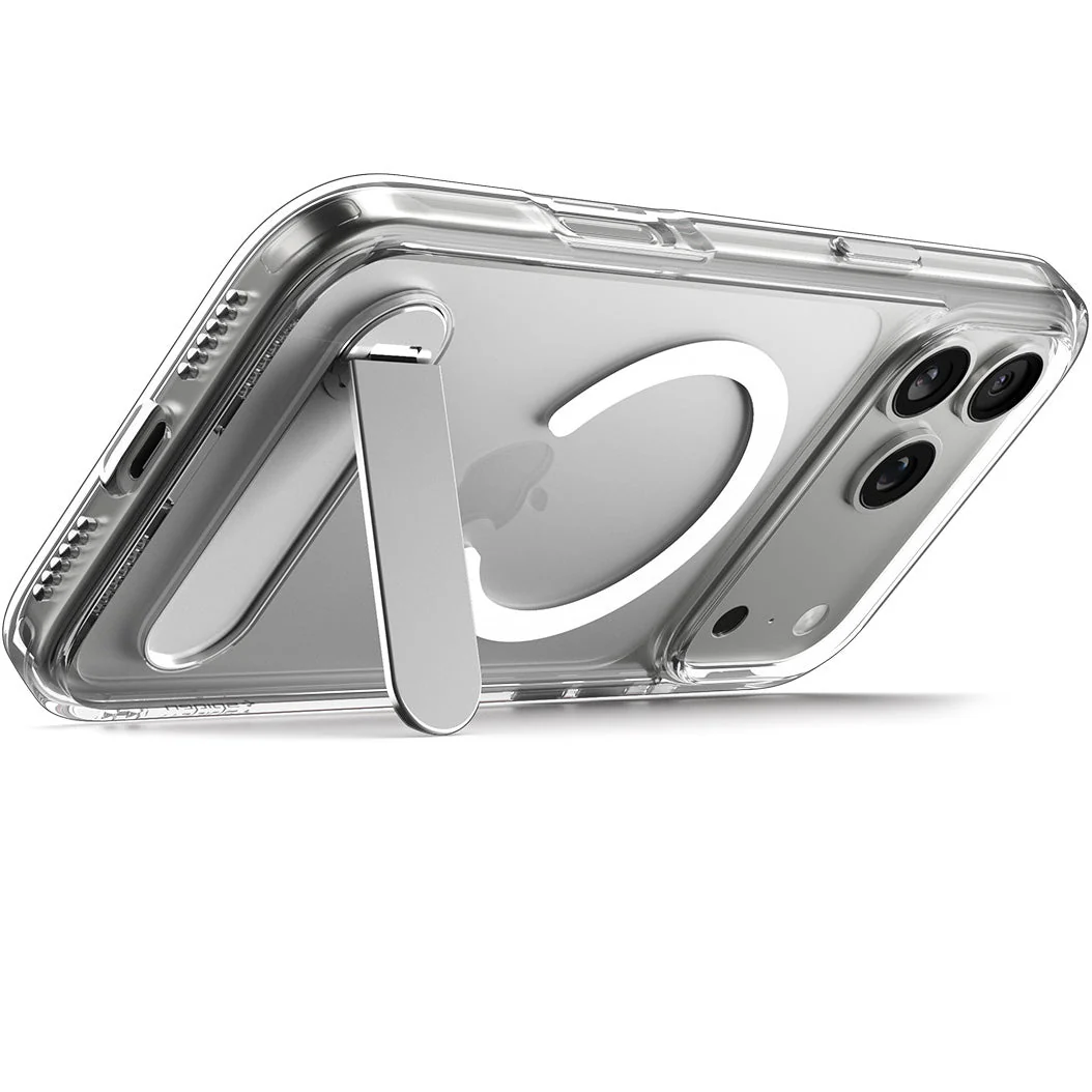 Handyhülle für iPhone 17 Pro Max, Spigen Ultra Hybrid S Mag mit MagSafe, Transparent-Weiß - Image 11